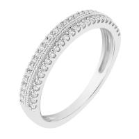 Elegantní eternity prsten s lab-grown diamanty Bradley