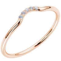 Vykrojený prsten s diamanty Cole