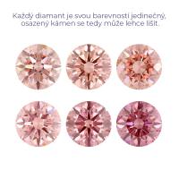 Lab-grown IGI 0.44ct VS1 Fancy Vivid Pink Oval diamant LG539239407