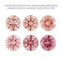 Lab-grown IGI 0.29ct VS1 Fancy Vivid Pink Round diamant LG608361909