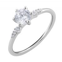 Zásnubní prsten s diamanty Kristia