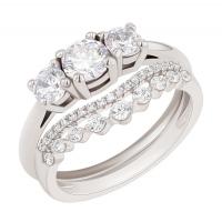 Set prstenů s možností výběru diamantu Hebe