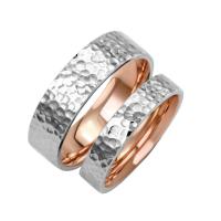 Snubní prsteny z vícebarevného zlata Pate