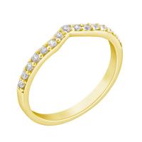 Vykrojený eternity prsten se zářivými lab-grown diamanty Marveille