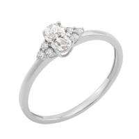 Zásnubní prsten s lab-grown diamanty Sheldo