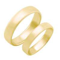 Komfortní snubní prsteny ze zlata Ygyn