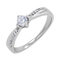 Zásnubní prsten s lab-grown diamanty Sewyn