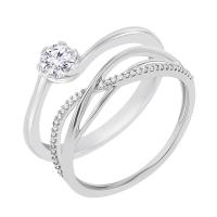 Set prstenů s možností výběru diamantu Izabelle