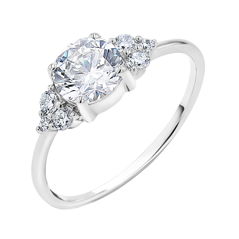 Eppi Zásnubní prsten s lab-grown diamanty Agathe RE47431