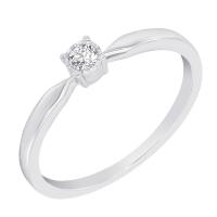 Elegantní zásnubní prsten s lab-grown diamantem Ximena