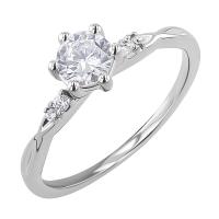 Zásnubní prsten s lab-grown diamanty Mileva