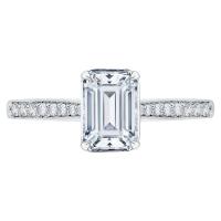 Zásnubní prsten s emerald diamantem Rafa