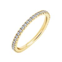 Eternity prsten ze zlata s 1.25mm diamanty Benjamin