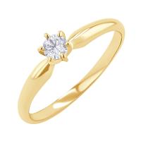 Zásnubní prsten s diamantem Delzi