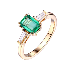 Zásnubní prsteny se smaragdem